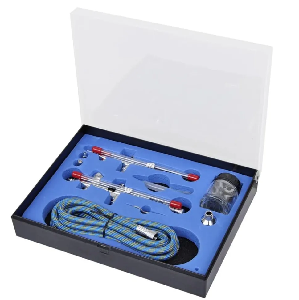 Airbrush set met 2 pistolen
