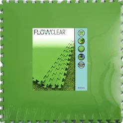 Bestway Bodembeschermers 9 st Flowclear 5,47 m² groen