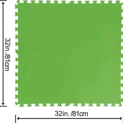 Bestway Bodembeschermers 9 st Flowclear 5,47 m² groen