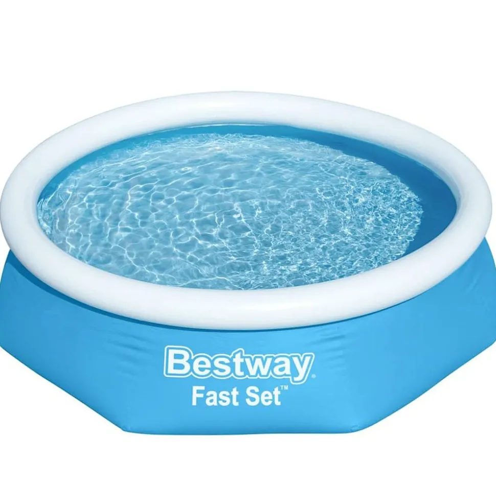Bestway Fast Set Zwembad opblaasbaar rond 244x61 cm