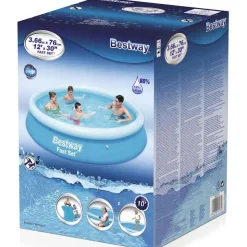 Bestway Fast Set Zwembad opblaasbaar rond 366x76 cm 57273