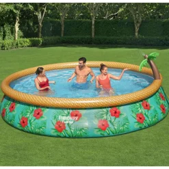 Bestway Fast Set Zwembadset Paradise Palms opblaasbaar 457x84 cm