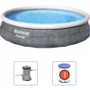 Bestway Fast Set Zwembadset met pomp opblaasbaar 396x84 cm