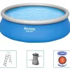 Bestway Fast Set Zwembadset opblaasbaar rond 457x122 cm