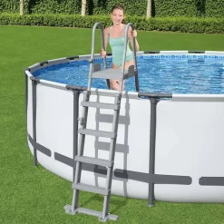 Bestway Flowclear Zwembadladder met 4 treden 132 cm