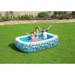 Bestway Kinderzwembad opblaasbaar 229x152x56 cm blauw