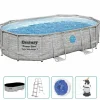 Bestway Power Steel Zwembadset 488x305x107 cm