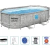 Bestway Power Steel Zwembadset 427x250x100 cm