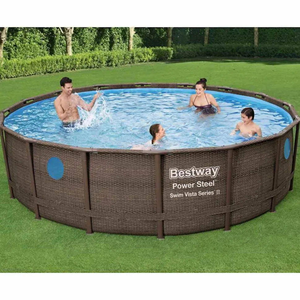 Bestway Power Steel Zwembadset 488x122 cm