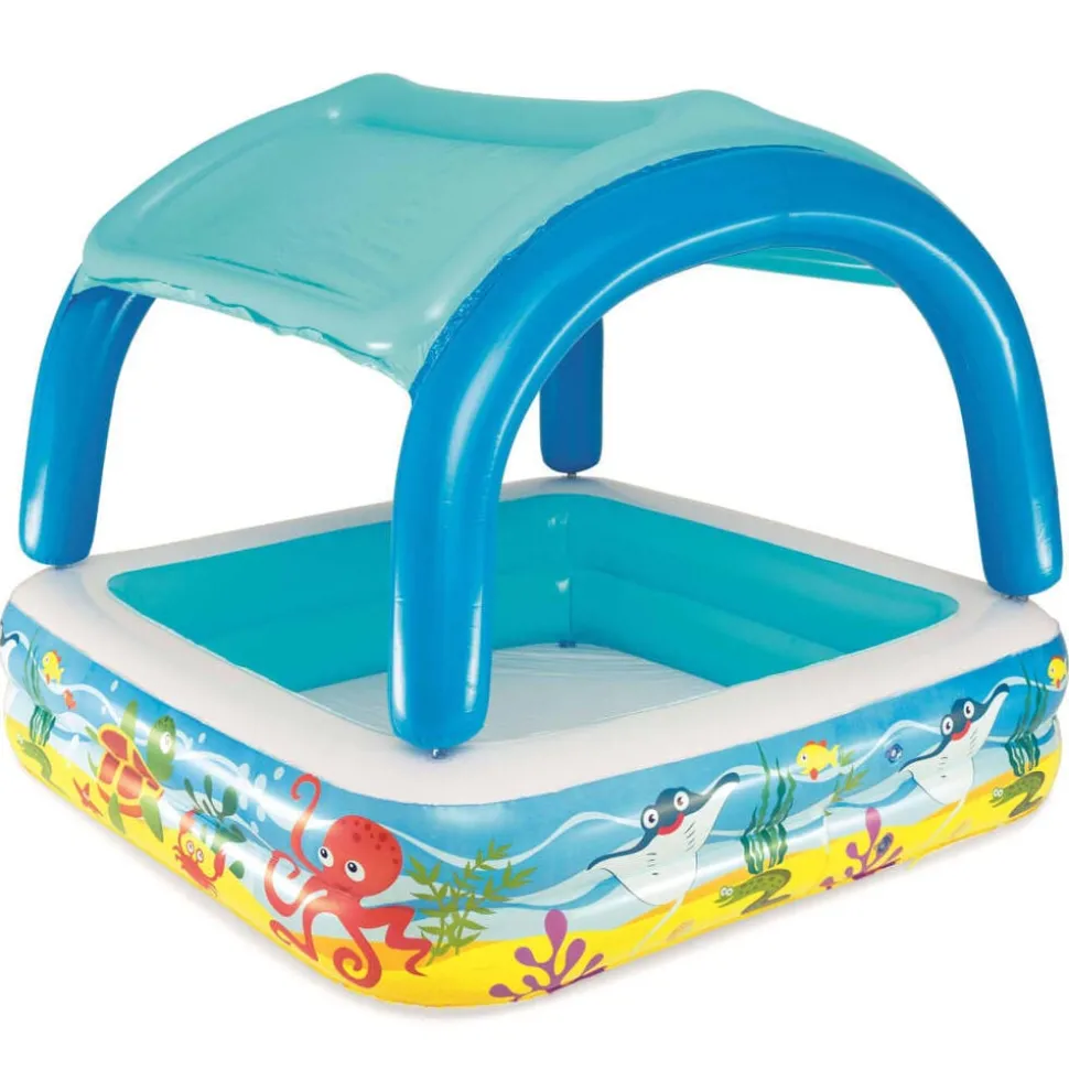Bestway Speelbad met overkapping 140x140x114 cm blauw 52192