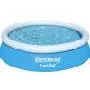 Bestway Zwembad Fast Set opblaasbaar rond 183x51 cm blauw