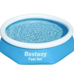 Bestway Zwembad Fast Set opblaasbaar rond 244x61 cm 57265