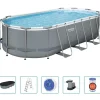 Bestway Zwembad Power Steel bovengronds ovaal 549x274x122 cm