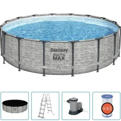 Bestway Zwembad Power Steel rond 488x122 cm