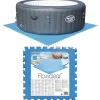 Bestway Zwembadbodembeschermers 8 st blauw 58220