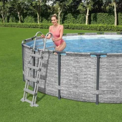 Bestway Zwembadladder Flowclear met 4 treden 122 cm
