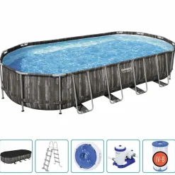 Bestway Zwembadset ovaal 7,32x3,66x1,22 m