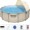 Bestway Zwembadset Power Steel met luifel 396x107 cm
