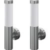Buitenlamp RVS Savona (2 stuks)