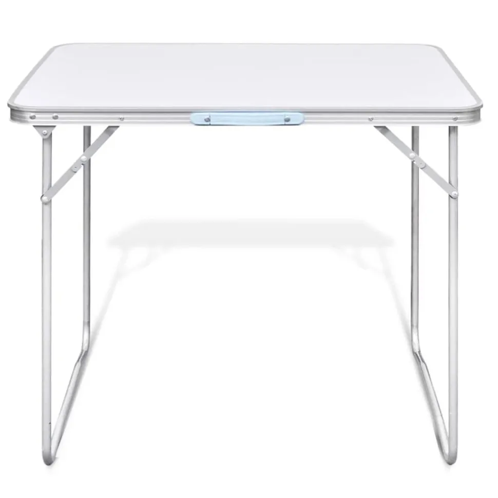 Campingtafel inklapbaar met metalen frame 80 x 60 cm