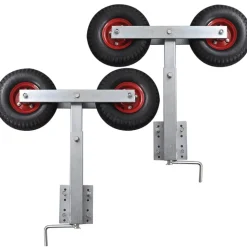 2-delige Boegsteunenset voor bootaanhanger 59-84 cm