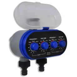 Elektrische Irrigatie watertimer (2 uitgangen)