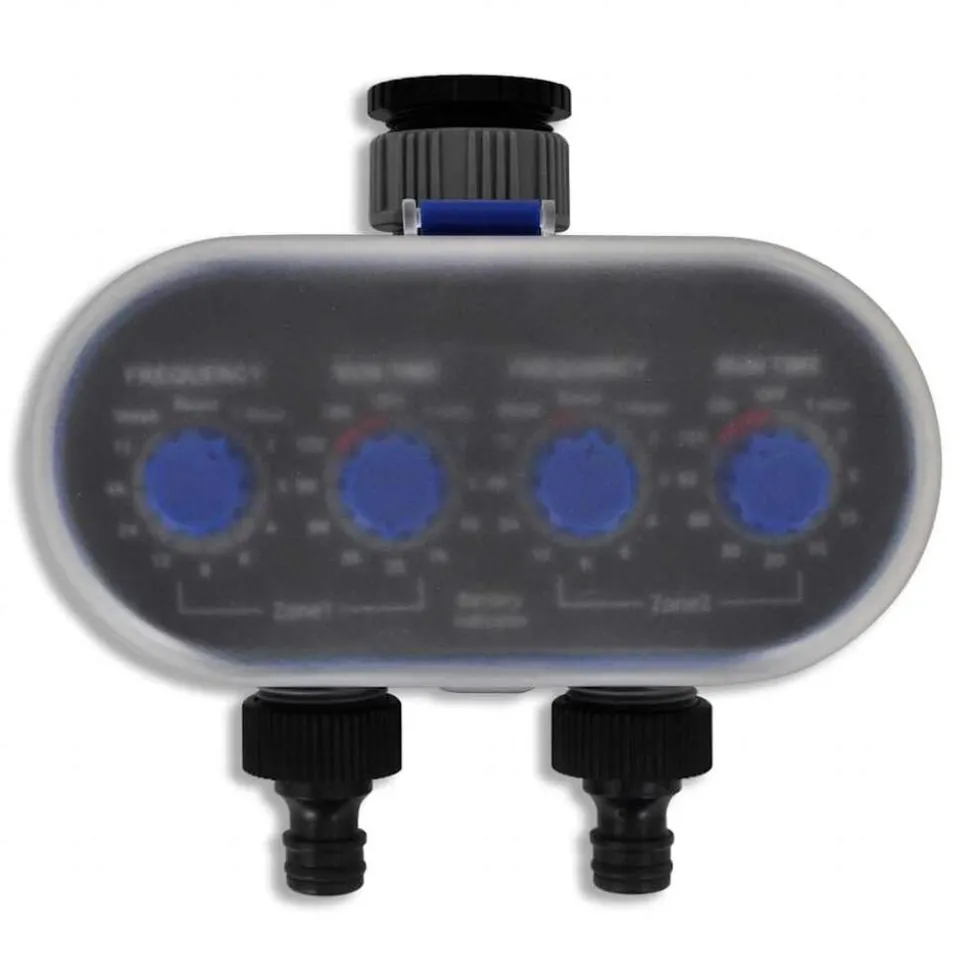 Elektrische Irrigatie watertimer (2 uitgangen)