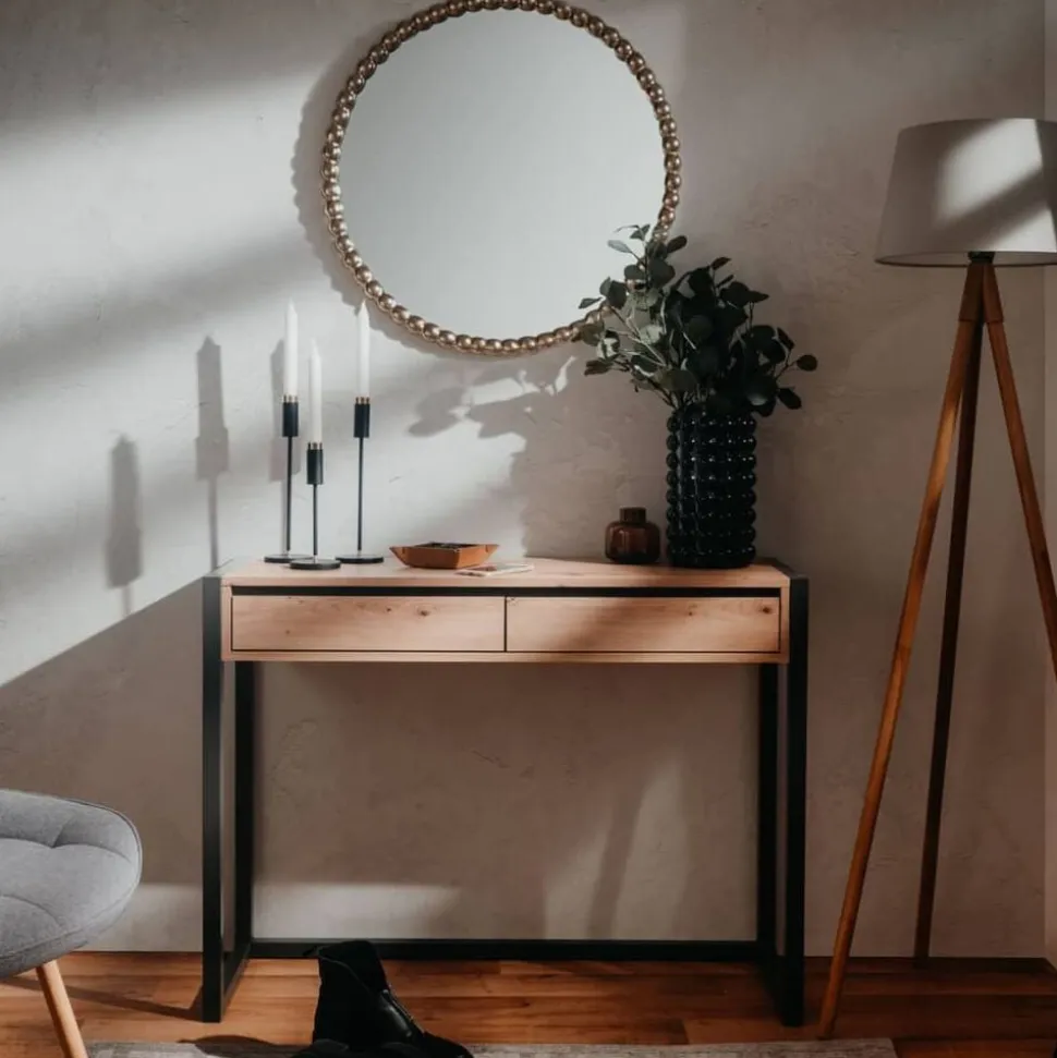 Finori Wandtafel Denver 44 artisan eikenkleurig en antracietgrijs