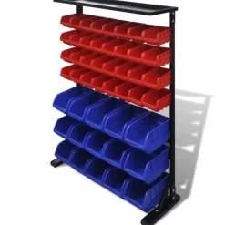 Garage opbergrek (Blauw en Rood)
