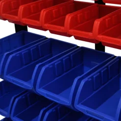 Garage opbergrek (Blauw en Rood)