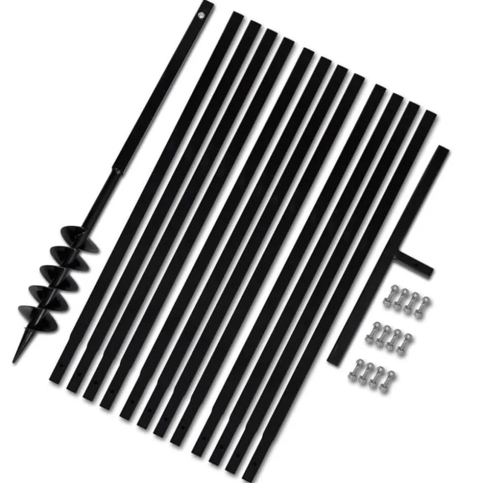 Grondboor 100 mm met 13 m verlengstuk Staal