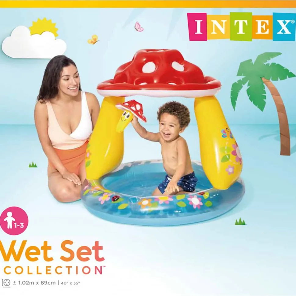 Intex Babyzwembad paddenstoel 57114NP