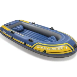 Intex Challenger 3 Opblaasboot met roeispanen en pomp 68370NP