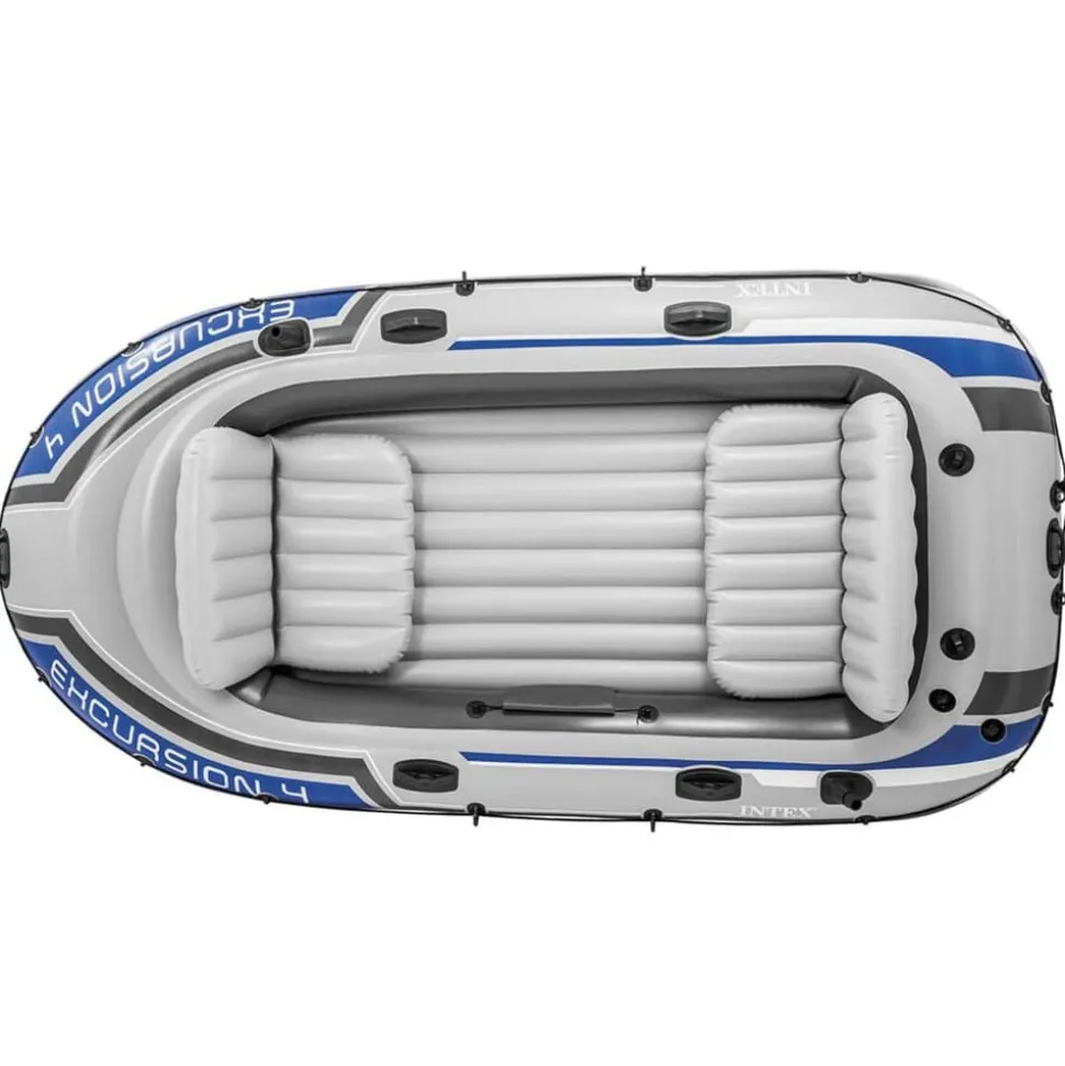 Intex Excursion 4 Opblaasboot met roeispanen en pomp 68324NP
