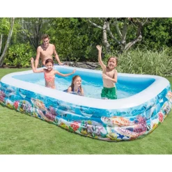 Intex Familezwembad Swim Center oceaanleven ontwerp 305x183x56 cm