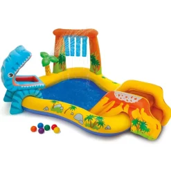 Intex Opblaaszwembad Dinosaur Play Center 249x191x109 cm 57444NP
