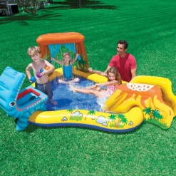 Intex Opblaaszwembad Dinosaur Play Center 249x191x109 cm 57444NP