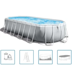 Intex Prism Frame Zwembadset ovaal 610x305x122 cm 26798GN