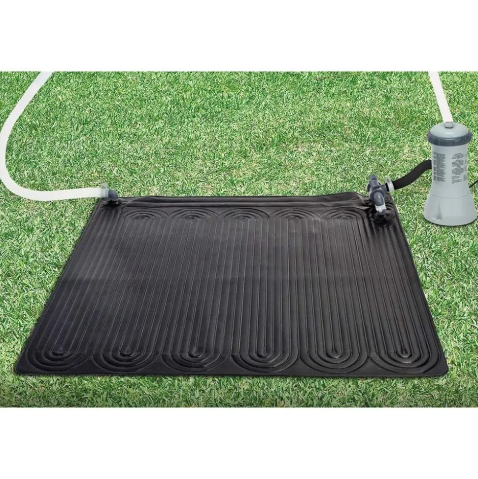 Intex Verwarmingsmat op zonne-energie 1,2X1,2m PVc zwart 28685