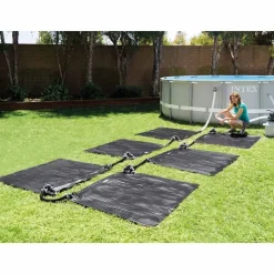 Intex Verwarmingsmat op zonne-energie 1,2X1,2m PVc zwart 28685
