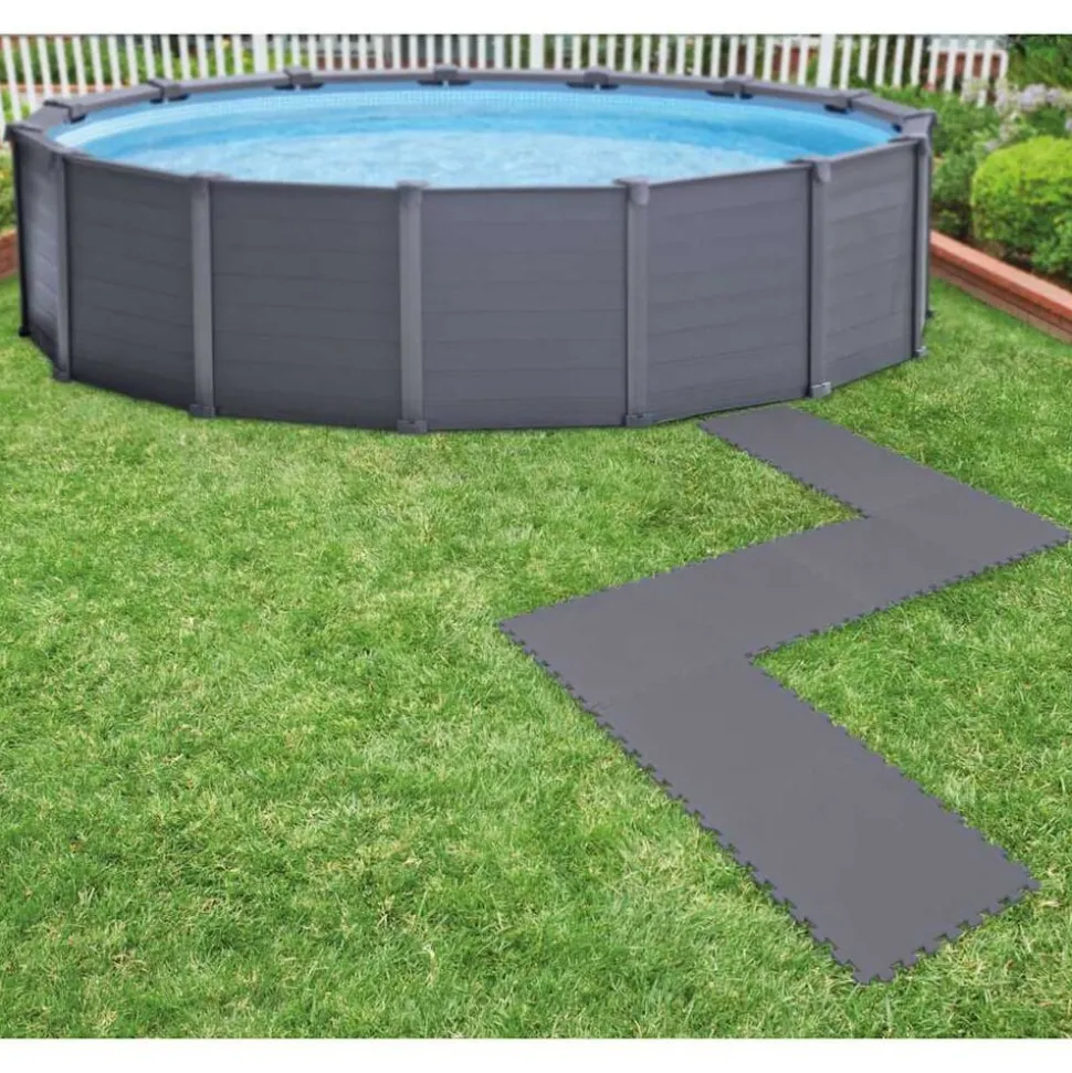 Intex Vloerbeschermers 8 st in elkaar grijpend 50x50x0,5 cm 1,9 m²