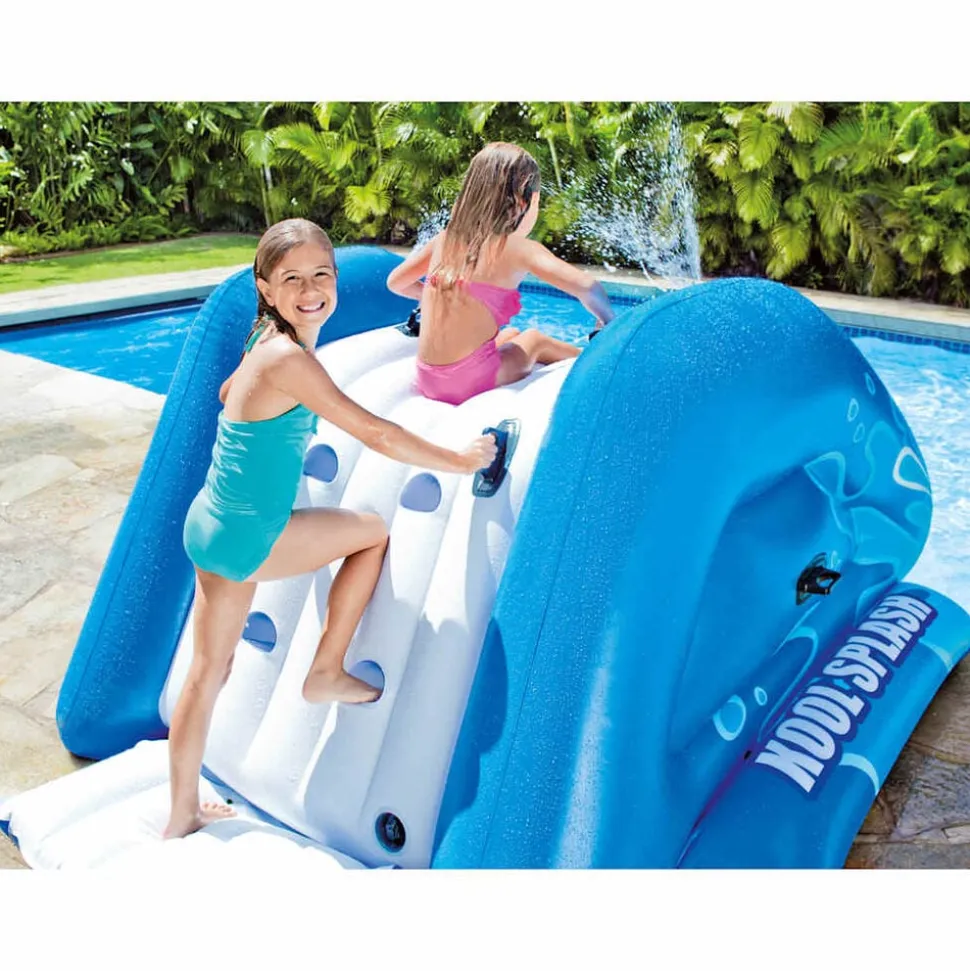 Intex Waterglijbaan Kool Splash opblaasbaar blauw