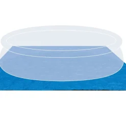 Intex Zwembad grondzeil vierkant 472x472 cm 28048