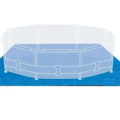 Intex Zwembad grondzeil vierkant 472x472 cm 28048