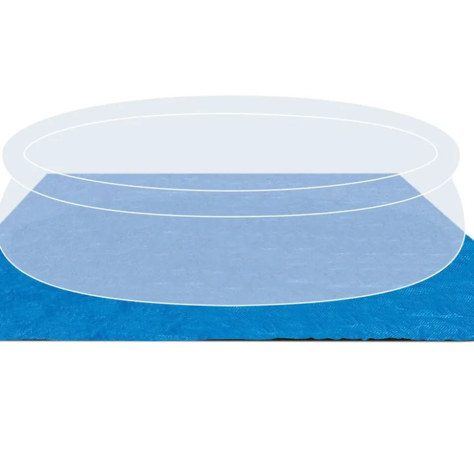 Intex Zwembad grondzeil vierkant 472x472 cm 28048