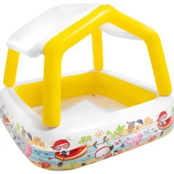 Intex Zwembad met overkapping opblaasbaar 157x157x122 cm