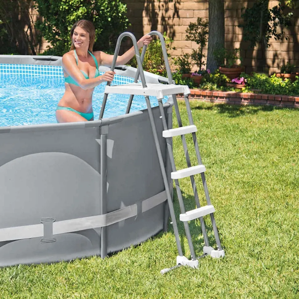 Intex Zwembadladder met 4 treden 122 cm