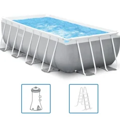 Intex Zwembadset Prism Frame rechthoekig 400x200x100 cm