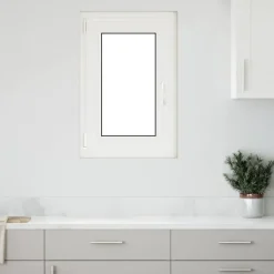 Kelderraam RISOR Antraciet 50 x 75 cm PVC en glas