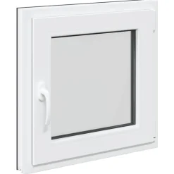 Kelderraam RISOR Antraciet 50 x 50 cm PVC en glas